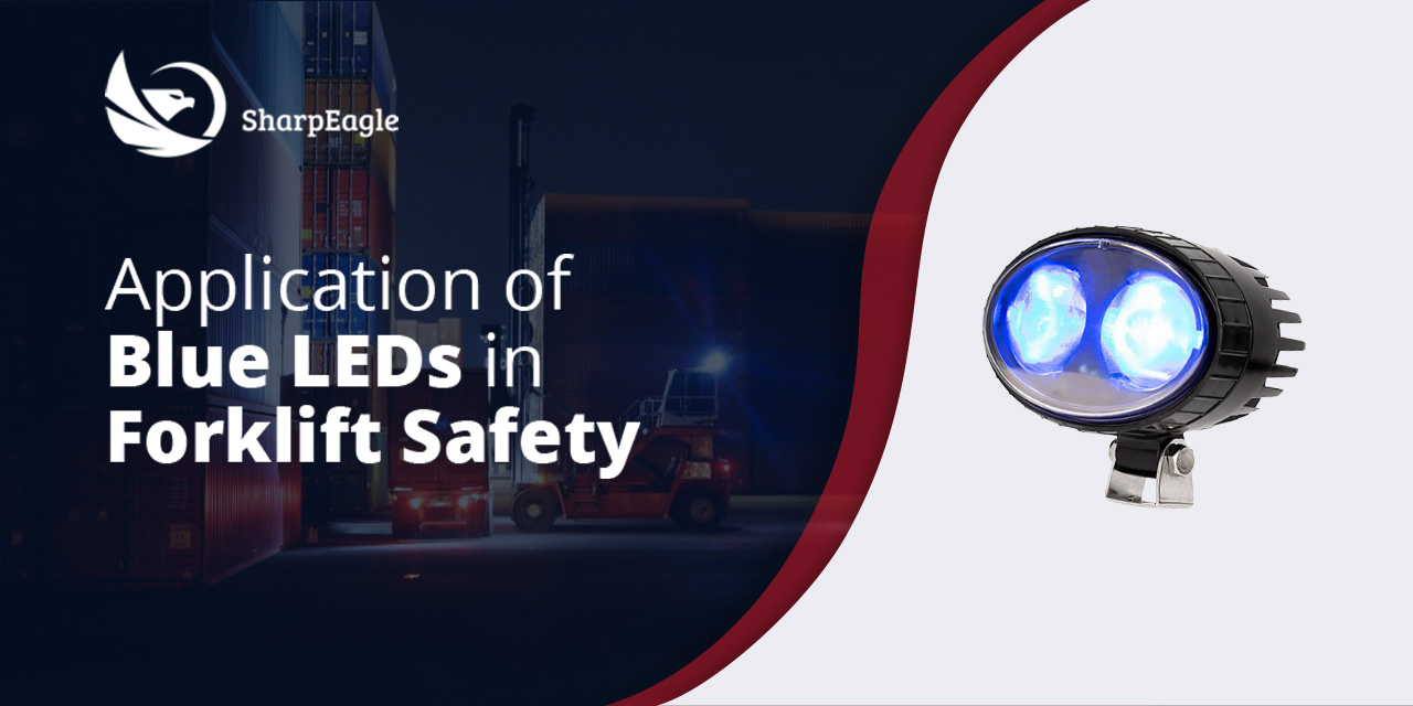 Application of Blue LEDs in Forklift Safety